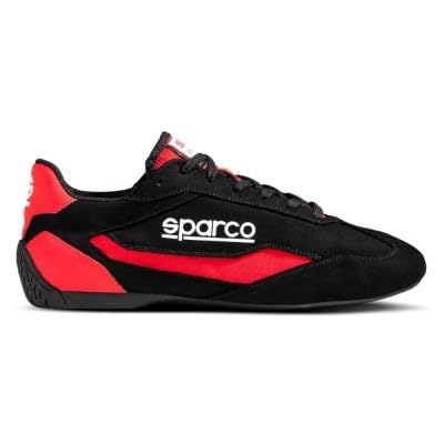 sparco Bottines S-Drive Taille 43 Noir/Rouge, Bottes Unisexe Adulte, Multicolore, EU, Multicolore, 43 EU
