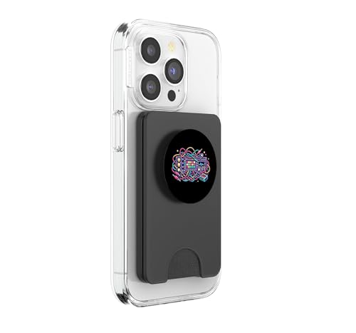 PopSockets PopWallet MagSafe Code Couleur Chaos accessoire idéal pour vos sorties légères - 4
