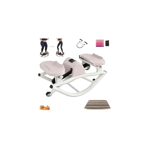 Image of Rock Stepper, The Rock Stepper Side to Side Exercise Machine, Low-Impact Rocker Stepper for Home Workout, Compact Rocking Stepper with Digital Display for Legs Glutes Core