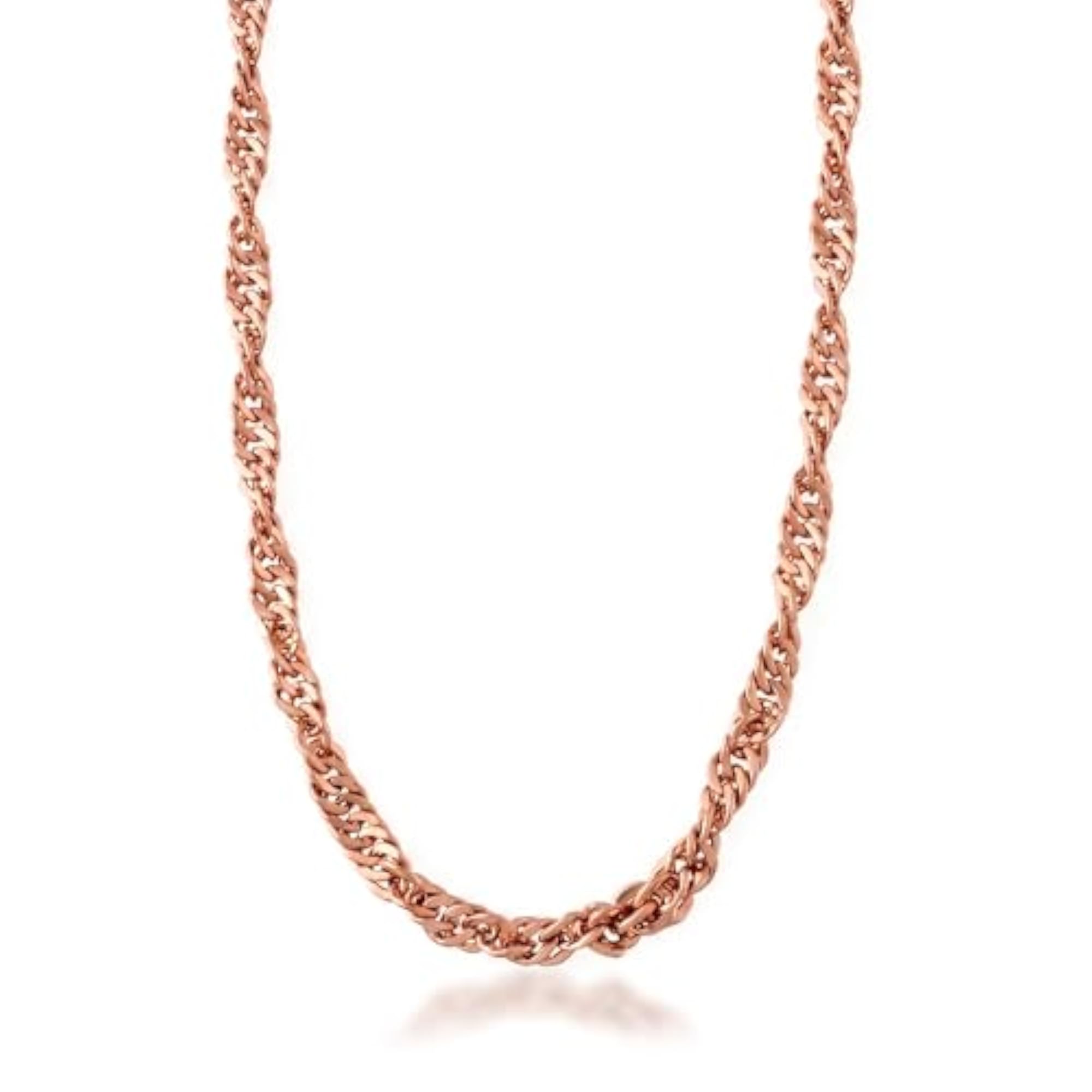 Men's Pure Copper Chain Necklace, Durable Design