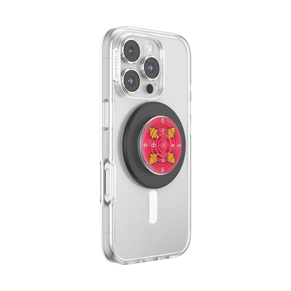 PopSockets Agarre de teléfono para MagSafe, Soporte magnético, Tejido de