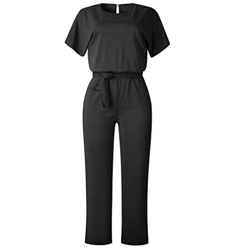 Borniu Jumpsuits For Women Black Jumpsuits For Women Dressy Wedding Overall Jumpsuit For Women Petite Jumpsuits For Women Pantsuit For Women Casual Wide Leg Jumpsuit With Pockets For Women A01 #TOP5