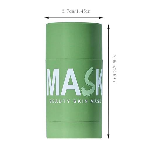 Green Tea Mask Stick,Green Tea Mask Stick Blackhead Remover, Green Tea Face Mask for Purifying,Moisturizing,Oil Control Reduce for Women And Men,All Skin Types (B) - Image 7