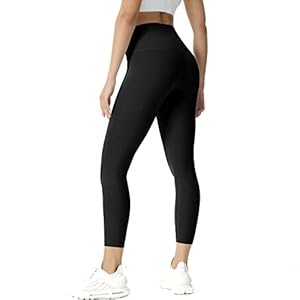 Leggings Sport Damen, Seamless, Blickdicht Yogahosen, High Waist, Laufhosen Lang, Bauchweg Training Fitnesshosen