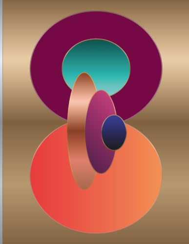 Orbital Jewel Studio Sketchbook: Luxury Abstract Geometric Sketchbook | Large 8.5 x 11 Blank Pages for Drawing, Illustration, Doodling, and Creative Expression image 2