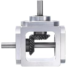 Gear-Box 90 Degree Right Angle Bevel Gear-Box 11 Single Output Shaft 1 Module 20 Teeth Bevel Gear Aluminum Frame
