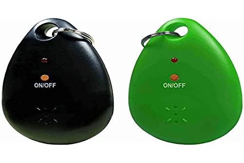 DNI 2 Repelentes Eletrônicos Chaveiro Individual Portátil Preto E Verde - 6956