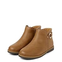 Gymboree,Girls and Toddler Short Ankle Boots,Tan,1