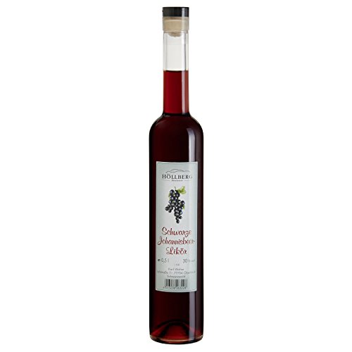 Schwarzer-Johannisbeer-Likör 'Höllberg' 30% vol., (1 x 0.5 Liter) Schwarzer-Johannisbeer-Likör...