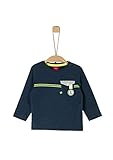 s.Oliver Junior T-Shirt Langarm Camiseta , Azul ( 5798 ) , 92 para Bebés