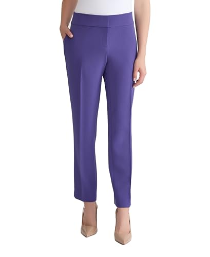 Kasper Women's Fly Front Slim Pant