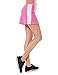 SYROKAN Women's Athletic Performance Skort with Built in Shorts Sport Skirt Hot Pink S