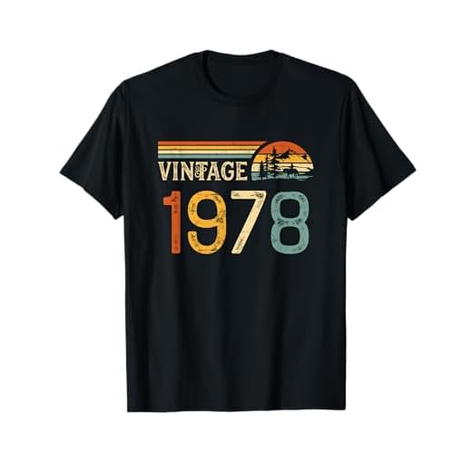 Vintage 1978 44 Años Cumpleaños Hombre Mujer Nacido En 1978 Camiseta