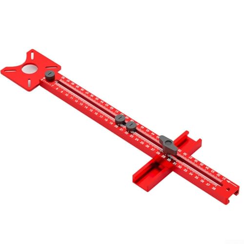 HEBEOT Router Fräsen Nut Halterung Fräsen Nut Halterung Basis Router Fräsen Nut Halterung Aluminiumlegierung Fräsen Rundhalterung für Kantentrimmen, Stanzen Blech (A)