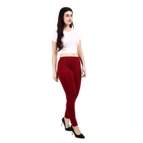 Image of Women's Plus Size Relaxed Fit Cotton Leggings - Multicolor Delights for Comfort and Style (Multicolor