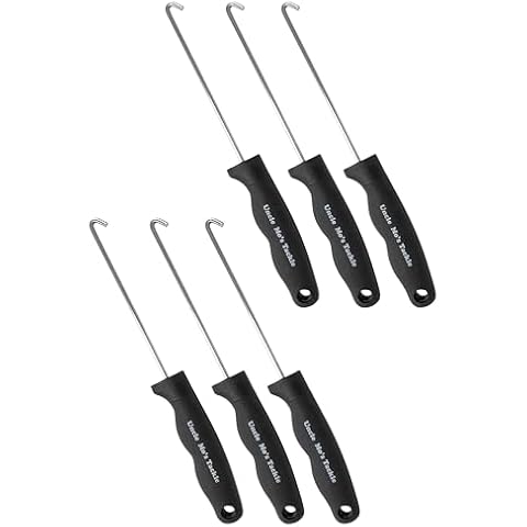 6 Pack Fish De-Hooker, Durable Hookout, 10" Hook Remover Tool Cover