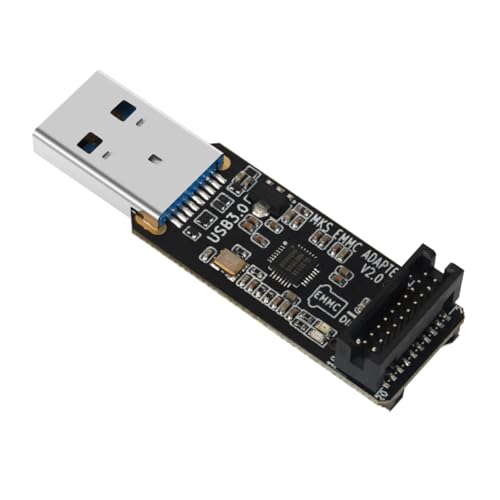 Diheohg Para MKS EmmC-Adapter V2 Lector de Tarjetas USB 3.0 para MóDulo MKS EmmC Tarjeta Micro-SD TF MKS Pi MKS SKIPR