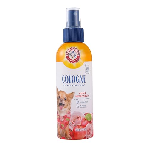 Arm & Hammer for Pets Cologne Pet Fragrance Spray for Dogs with Deodorizing Baking Soda, Rose and...