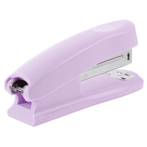 OUNONA 色ポータブル小型ホッチキス 薄型軽量オフィス文具 耐久性メタル製 省力設計 教室 デスク用事務用品
