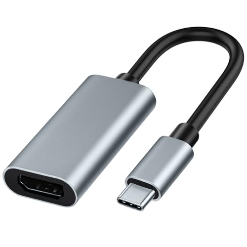 Image of AXFEE USB C to HDMI 4K Adapter, Type C to HDMI Adapter with Audio Video Output Compatible with iPhone 16 /15Pro /Max, MacBook iPad Pro, iPad Mini 6, Surface Pro /Go, S23, Pixelbook