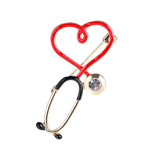 Image of Uterus Pin Medical Obgyn Pins Stethoscope Brooch Medicine Symbol Lung Brooch for Gynecologist Medical Doctors Nurse Gifts Jewelry