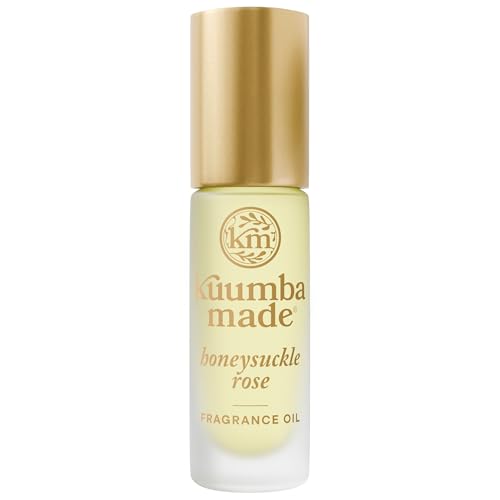 Kuumba Made Honeysuckle Rose Fragrance Oil Long-Lasting Scented Oil Perfume Roller Vegan Alcohol-Free 0.15 Fl Oz