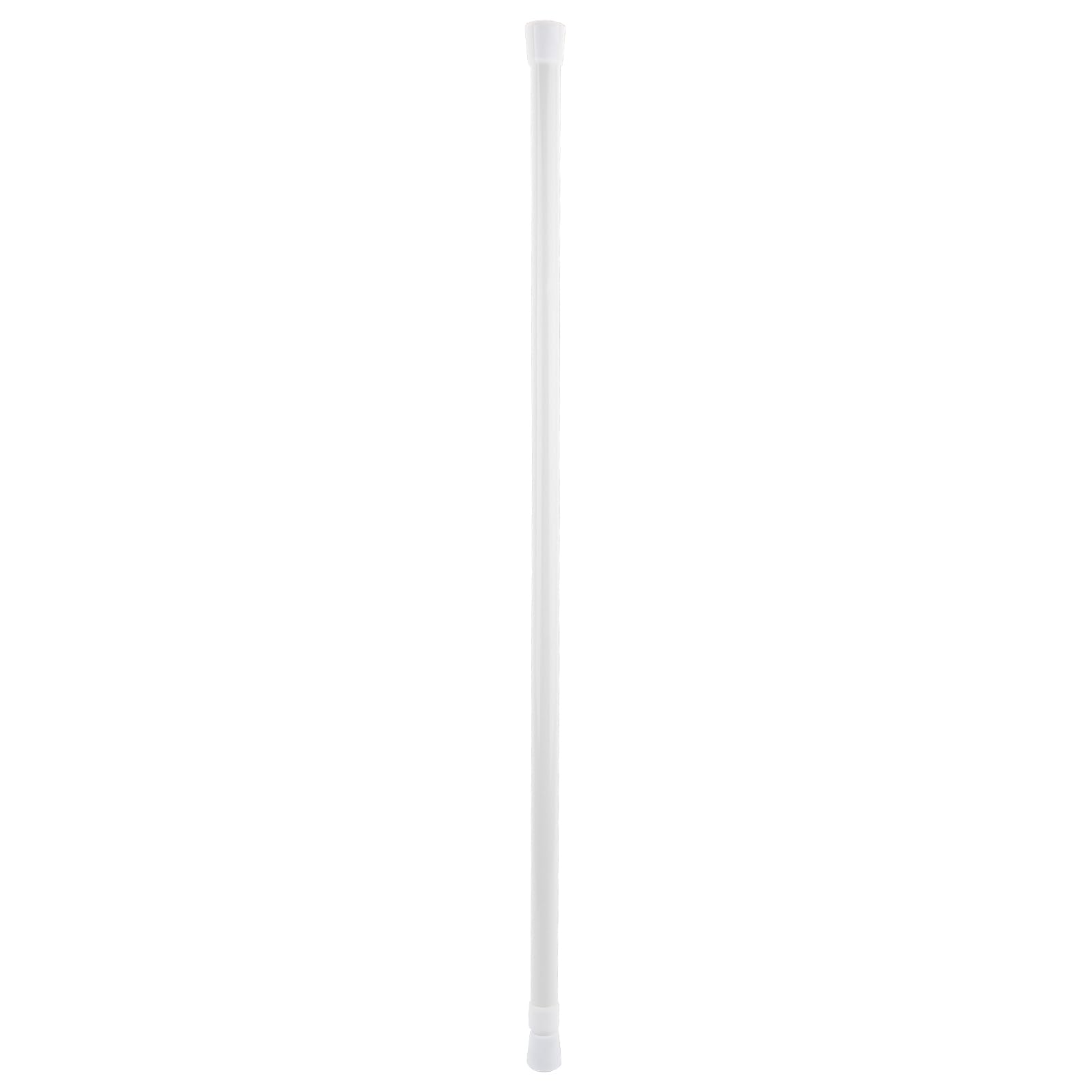 Tringle à Rideau Télescopique Extensible, Fer Durable Réglable 85-150cm pour Salle de Bain, Douche et Armoire