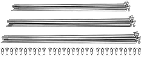 AOROM Bike Spokes 10PCS 14G Bicycle Spokes with Electric Bike 143/168/193/220/245/270mm Stainless Steel Mountain Road Bicycle J Bend Spoke Bicycle Spokes (Color : 168mm)