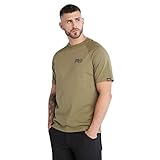 Timberland PRO Men's Core Refelctive PRO Logo Short-Sleeve T-Shirt, Burnt Olive, Extra Large