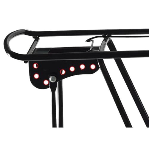 Portaequipajes de bicicleta robusto con soporte de montaje trasero 4