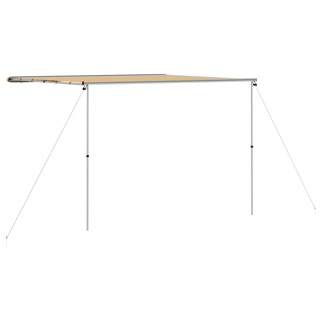 INLIFE Wohnwagen-Markise 3x3x2,15 m m Beige,12.78kg,148143