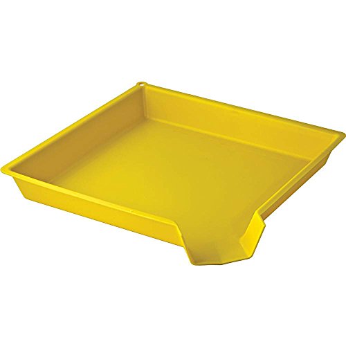 Rockler Easy Sorter Funnel Tray - Sorting Tray, Yellow, Rectangular, Polypropylene, 100% Plastic, Practical, Funeral, Organizing
