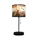 Idea Nuova Black Panther Stick Table Kids Lamp with Pull Chain, Themed Printed Decorative Shade