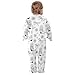 Emelivor Western Cowgirl Ribbon Baby One-Piece Newborn Pajamas Footie Long Sleeve Romper Pjs for Boy Girl Kids
