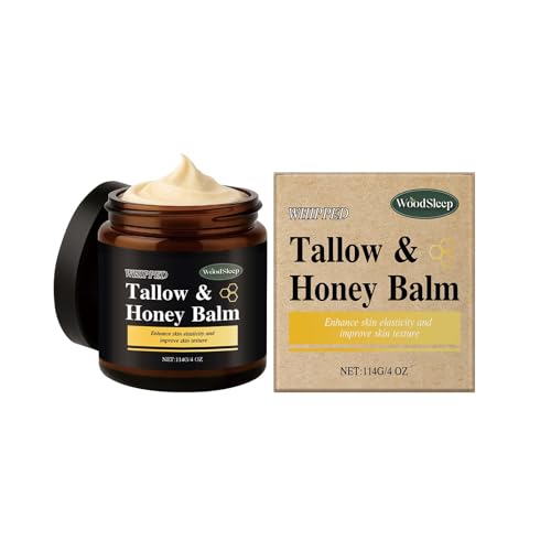 Organic Beef Tallow Face Moisturizer For Men - Tallow Honey Balm Deep Hydrating Nourishing Face Moisturizing Cream