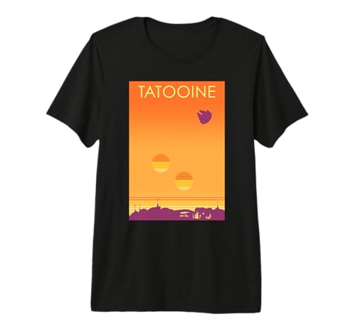 T-shirt Star Wars Tatooine idéal pour les sorties geek et les soirées cinéma entre amis