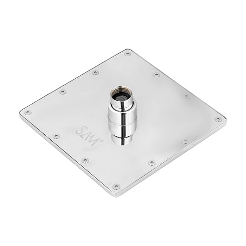 Image of SAM Shower Slim High Pressure Rainfall Showerhead Without Arm for bathroom (Rich Grade, 6 * 6)