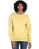 Hanes Comfortwash Garment Dyed Fleece Sweatshirt, Summer Squash, XX-Large