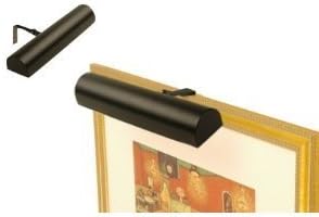 Cordless Picture Light with Remote Control–Color: Black –Length: 18" for Pictures up to 45 Inches Wide- Safe for Artwork – No UV and NO Heat – Solid Steel Frame 2.5 lbs – Dimmer Included