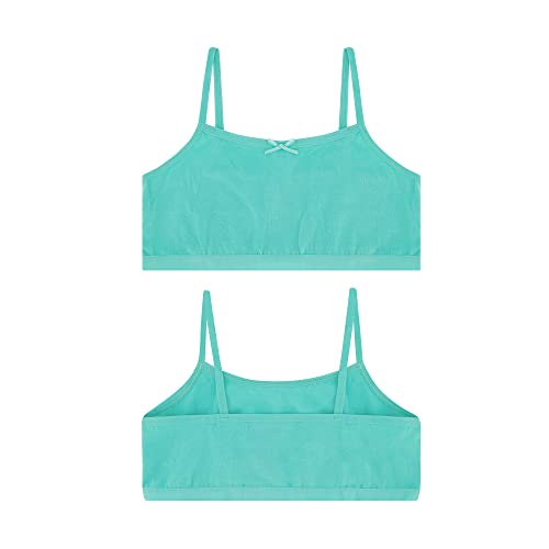 Buyless Fashion Girls Training Bra Cotton Cropped Cami Spaghetti Strap Brallete (10 Pack)4