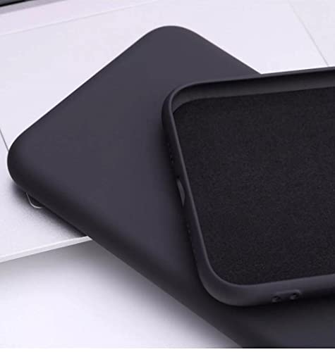 Image of A rtistque Liquid Silicone Back Cover Case for Oneplus Nord 2 5G Shockproof TPU Soft Flexible with Camera Protection - Black