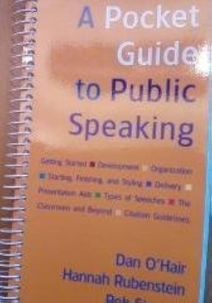 A Pocket Guide To Public Speaking Rent 9781319217099, 48 OFF