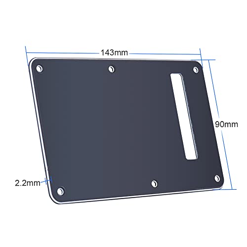 SHUIYUE Pickguard Tremolo Cavity Couverture Backplate Plaque 3ply Guitare Strat Modern Style électrique Noir,Plaque… - Les Beatles, Paul McCartney, John Lennon, RIngo Starr, George Harrison SHUIYUE Pickguard Tremolo Cavity Couverture Backplate Plaque 3ply Guitare Strat Modern Style électrique Noir,Plaque… – Image 7