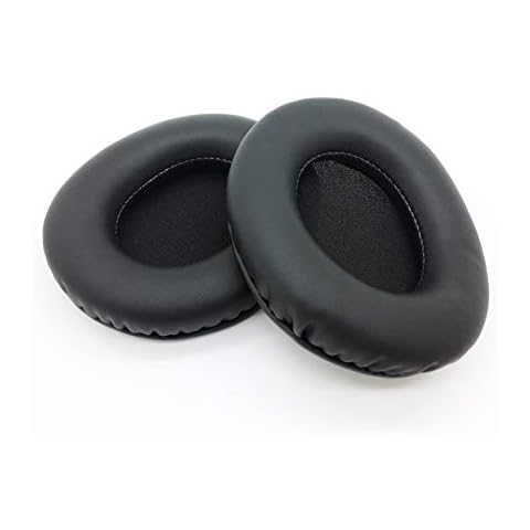 Ultra Comfort COWIN E8 Ear Pads by AvimaBasics | Premium Replacement Earpads Spare Foam Cushions Cover Repair Parts Earmuff for COWIN E8 Noise Cancelling Bluetooth Headphones - Black (1 Pack Black) Cover