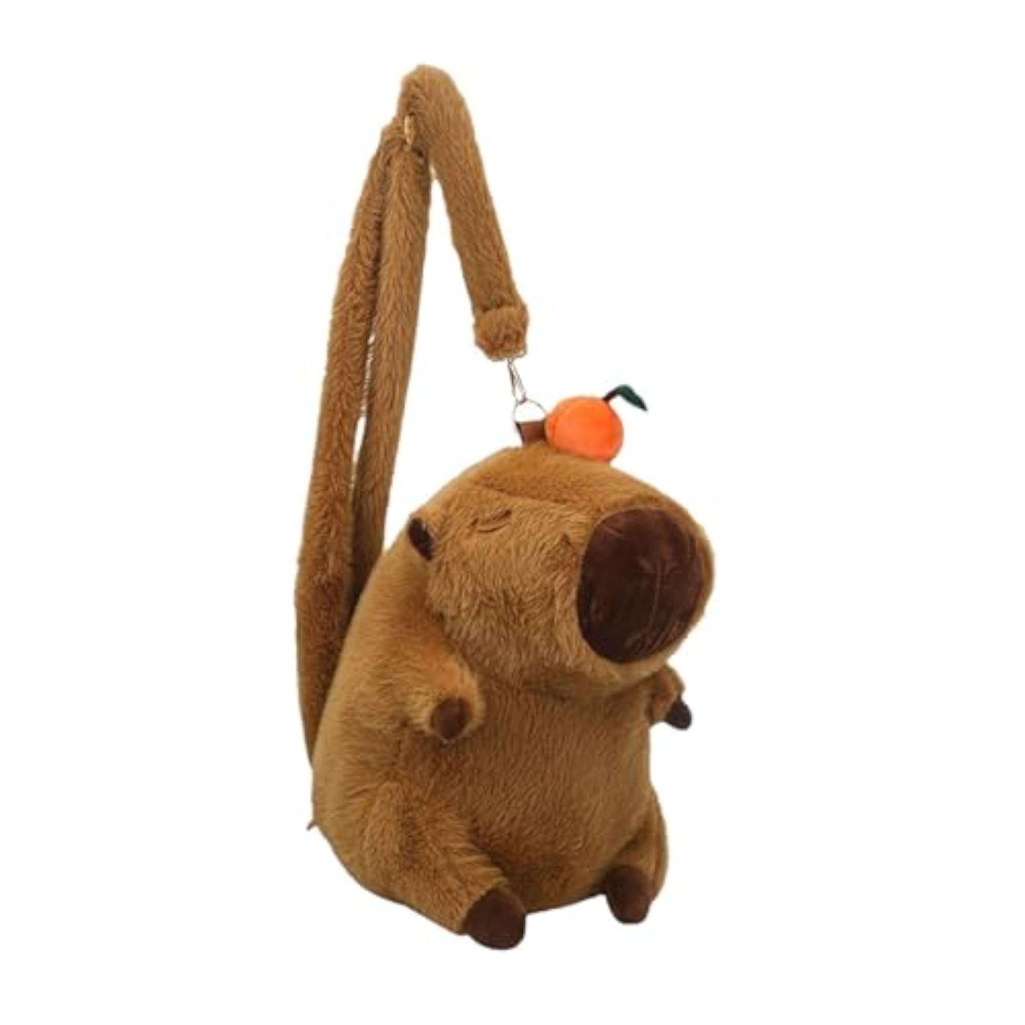 Plush Capybara Backpack for Kids, Lightweight Daypack