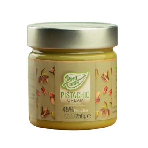 Real Taste Pistachio Cream Smoothy – 250 Grams | Vegan | Kosher | No Palm Oil