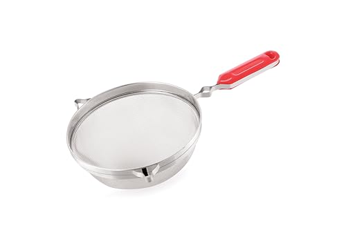 Image of Tosaa Stainless Steel Juice Strainer Stainless Steel Soup & Juice Strainer- Big Tea STRAINERS(8) 34L x 20.5W x 7H Cm