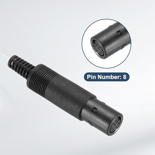 MECCANIXITY 4 Piezas S-Video Socket Hembra 8 Pines miniatura 4