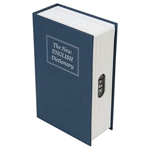 Caja de seguridad estilo libro con combinación de 3 dígitos Cover
