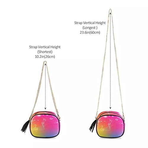 Sac zippé en cuir robuste avec grand compartiment notes de musique - 3